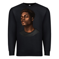 Black afro man Premium Sweatshirt - texasbilliewilder