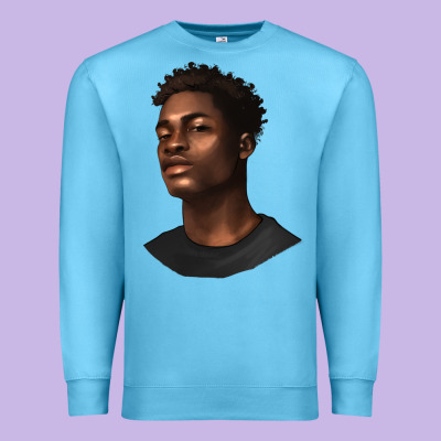 Premium Sweatshirt afro man