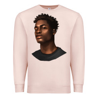 Pale Pink afro man Premium Sweatshirt - texasbilliewilder
