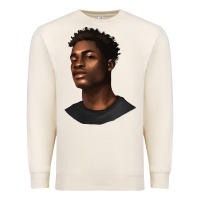 Sandshell afro man Premium Sweatshirt - texasbilliewilder