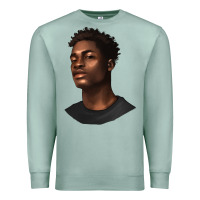 Seafoam afro man Premium Sweatshirt - texasbilliewilder