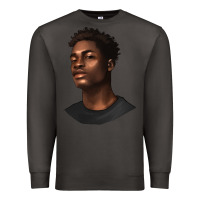 Smoke afro man Premium Sweatshirt - texasbilliewilder
