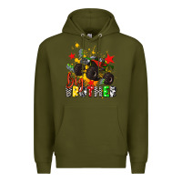 Army Green big brother Premium Hoodie - AdoDesignShop