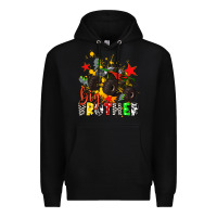 Black big brother Premium Hoodie - AdoDesignShop