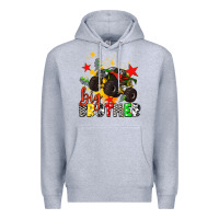 Heather Grey big brother Premium Hoodie - AdoDesignShop