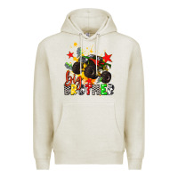 Oatmeal Heather big brother Premium Hoodie - AdoDesignShop