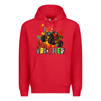 Red big brother Premium Hoodie - AdoDesignShop