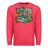 Cardinal 90s country casette tapes Premium Sweatshirt - texasbilliewilder
