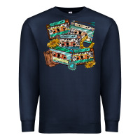 Navy 90s country casette tapes Premium Sweatshirt - texasbilliewilder