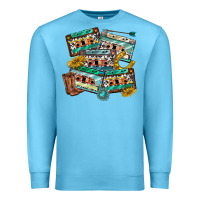 Ocean Blue 90s country casette tapes Premium Sweatshirt - texasbilliewilder