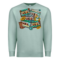 Seafoam 90s country casette tapes Premium Sweatshirt - texasbilliewilder