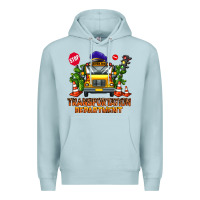 Blue Mist transportation department Premium Hoodie - AdoDesignShop