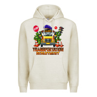 Oatmeal Heather transportation department Premium Hoodie - AdoDesignShop