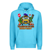 Ocean Blue transportation department Premium Hoodie - AdoDesignShop