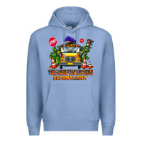 Colony Blue transportation department Premium Hoodie - AdoDesignShop