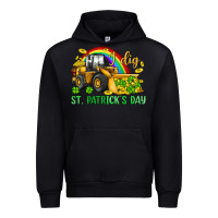 Black i dig st patrick s day bulldozer Urban Hoodie - JahusDesignShop