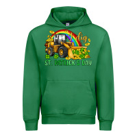Emerald i dig st patrick s day bulldozer Urban Hoodie - JahusDesignShop