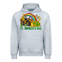 Heather Grey i dig st patrick s day bulldozer Urban Hoodie - JahusDesignShop