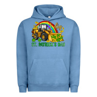 Pigment Pebble Blue i dig st patrick s day bulldozer Urban Hoodie - JahusDesignShop