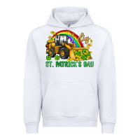 White i dig st patrick s day bulldozer Urban Hoodie - JahusDesignShop