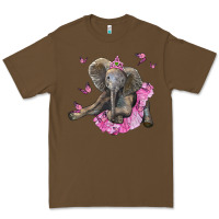 Cacao baby elephant with tutu Premium Tee - LillyAllenDesigns
