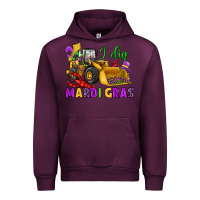 Mauve Wine i dig mardi gras bulldozer Urban Hoodie - JahusDesignShop