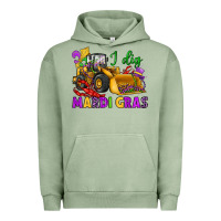 Pigment Oil Green i dig mardi gras bulldozer Urban Hoodie - JahusDesignShop