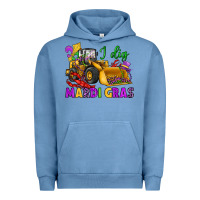 Pigment Pebble Blue i dig mardi gras bulldozer Urban Hoodie - JahusDesignShop
