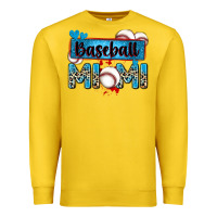 Lemon baseball mimi with leopard Premium Sweatshirt - Zillion Design Studio