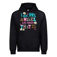 Black i am  99 angel but ohh that Urban Hoodie - AdoDesignShop