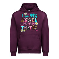 Mauve Wine i am  99 angel but ohh that Urban Hoodie - AdoDesignShop