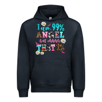 Navy i am  99 angel but ohh that Urban Hoodie - AdoDesignShop