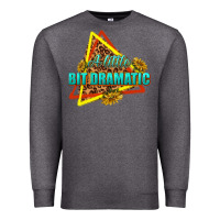 Charcoal Heather a little bit dramatic Premium Sweatshirt - texasbilliewilder