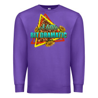Purple a little bit dramatic Premium Sweatshirt - texasbilliewilder
