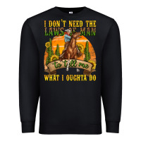 Black western rodeo Premium Sweatshirt - texasbilliewilder