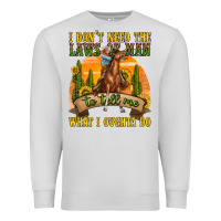 Dove Grey western rodeo Premium Sweatshirt - texasbilliewilder