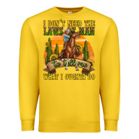 Lemon western rodeo Premium Sweatshirt - texasbilliewilder