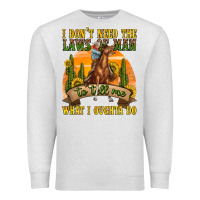 Oatmeal Heather western rodeo Premium Sweatshirt - texasbilliewilder
