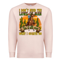 Pale Pink western rodeo Premium Sweatshirt - texasbilliewilder