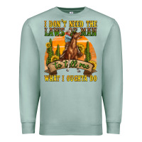 Seafoam western rodeo Premium Sweatshirt - texasbilliewilder