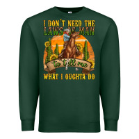 Sports Green western rodeo Premium Sweatshirt - texasbilliewilder