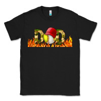 Black Baseball And Softball Dad Libbey Glass Classic Tee - BundleAndBundleShop