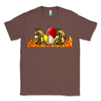 Chestnut Baseball And Softball Dad Libbey Glass Classic Tee - BundleAndBundleShop