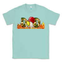 Seafoam Baseball And Softball Dad Libbey Glass Classic Tee - BundleAndBundleShop