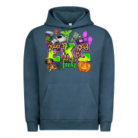 Pigment Midnight Navy ekg tech nurse halloween Urban Hoodie - AdoDesignShop