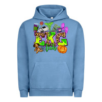 Pigment Pebble Blue ekg tech nurse halloween Urban Hoodie - AdoDesignShop