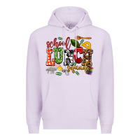 Lilac school lunch squad Premium Hoodie - AdoDesignShop