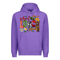 Purple school lunch squad Premium Hoodie - AdoDesignShop
