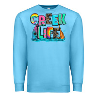Ocean Blue creek life kayaking Premium Sweatshirt - Zillion Design Studio