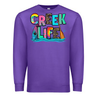 Purple creek life kayaking Premium Sweatshirt - Zillion Design Studio